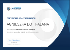 Harrison Assessments Certificate of Accreditation