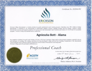 Erickson College International Certificate