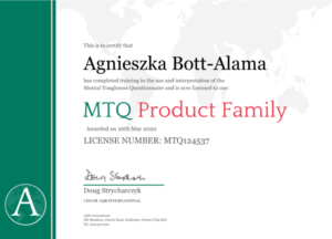 MTQ Product Family Certificate